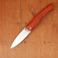 David Margrita Capuchin 11cm Drop Point Stainless Friction Fit Padauk Wood