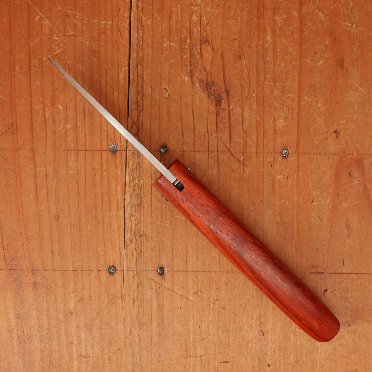 David Margrita Capuchin 11cm Drop Point Stainless Friction Fit Padauk Wood