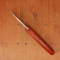 David Margrita Capuchin 11cm Drop Point Stainless Friction Fit Padauk Wood