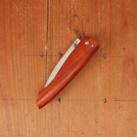 David Margrita Capuchin 11cm Drop Point Stainless Friction Fit Padauk Wood