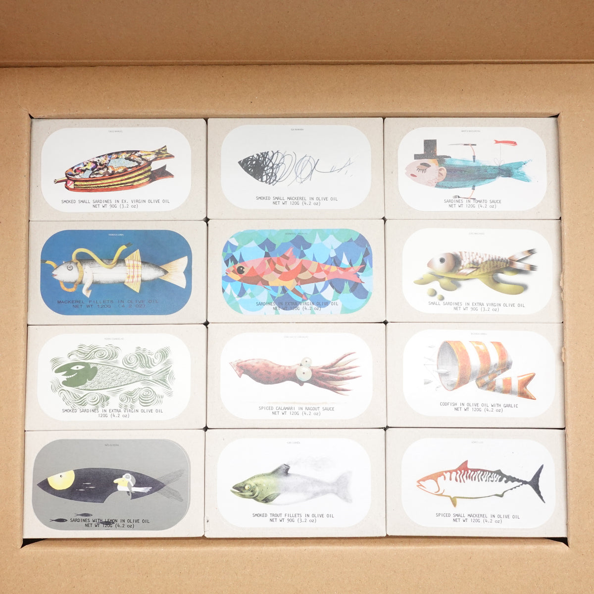 Jose Gourmet Box Set of 12 Tinned Fish