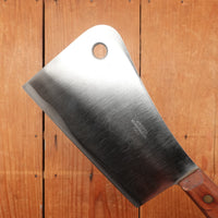 New Old Stock Amcut Co 6" Cleaver Forged Carbon Cherry Italy 1960-70
