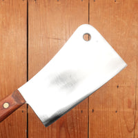 New Vintage Amcut Co 6" Cleaver Forged Carbon Cherry Italy 1960-70