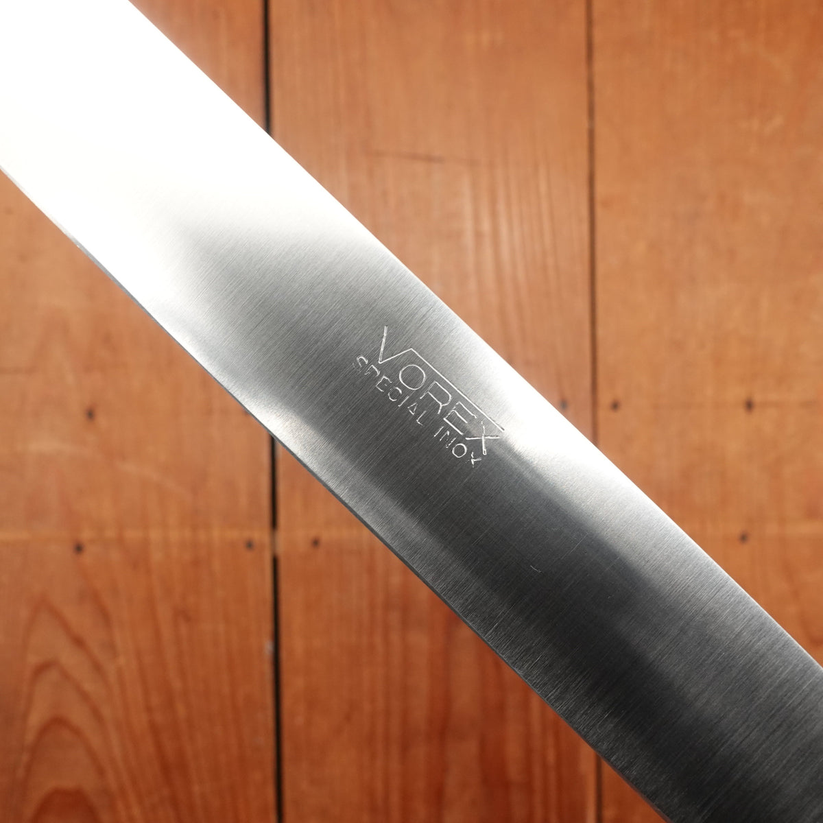New Old Stock Vorex Nogent Cuisine Massive 28cm / 11" Slicer Stainless Thiers, France 1960-70
