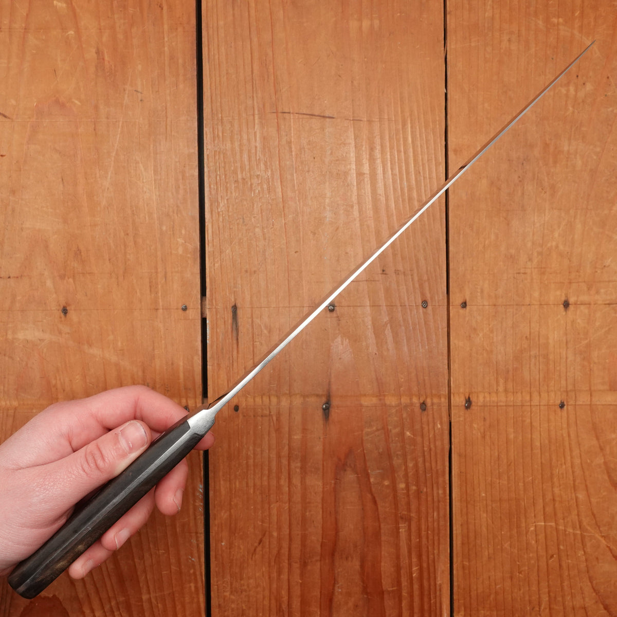 Vintage Ed Wusthof Dreizackwerk 182-10 10" Narrow Slicer Carbon Transitional 1960-80