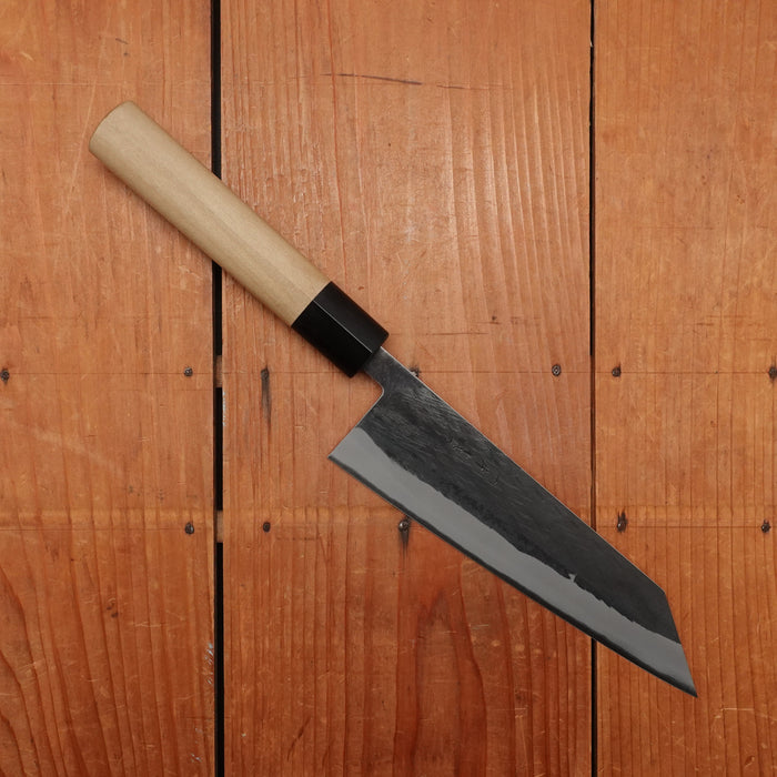 Hitohira TD 170mm Bunka Stainless Clad Aogami 2 Kurouchi Ho Wood Handle (D-Shape)