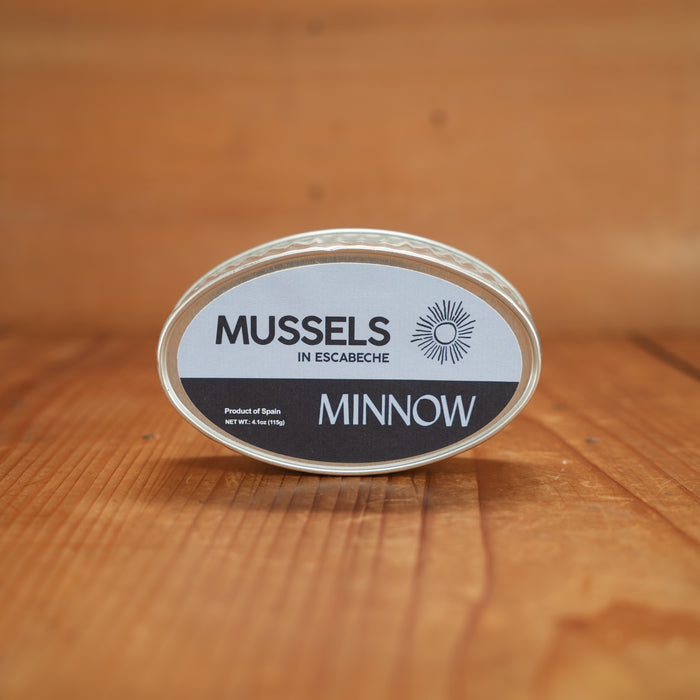 Minnow Spanish Mussels in Escabeche - 4.2oz