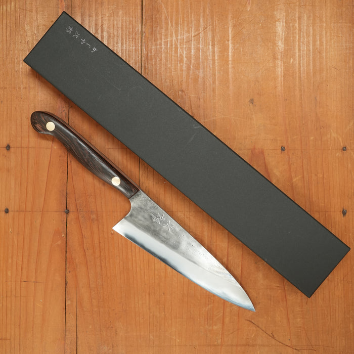 Jiro 150mm Petty Shirogami 1 Kurouchi Taihei Tagayasan Handle #558