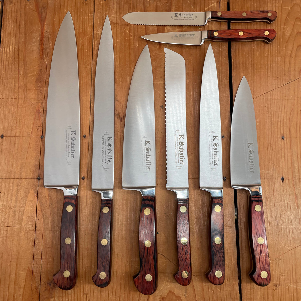 K Sabatier Auvergne Stainless Knife Set - 8 Pieces