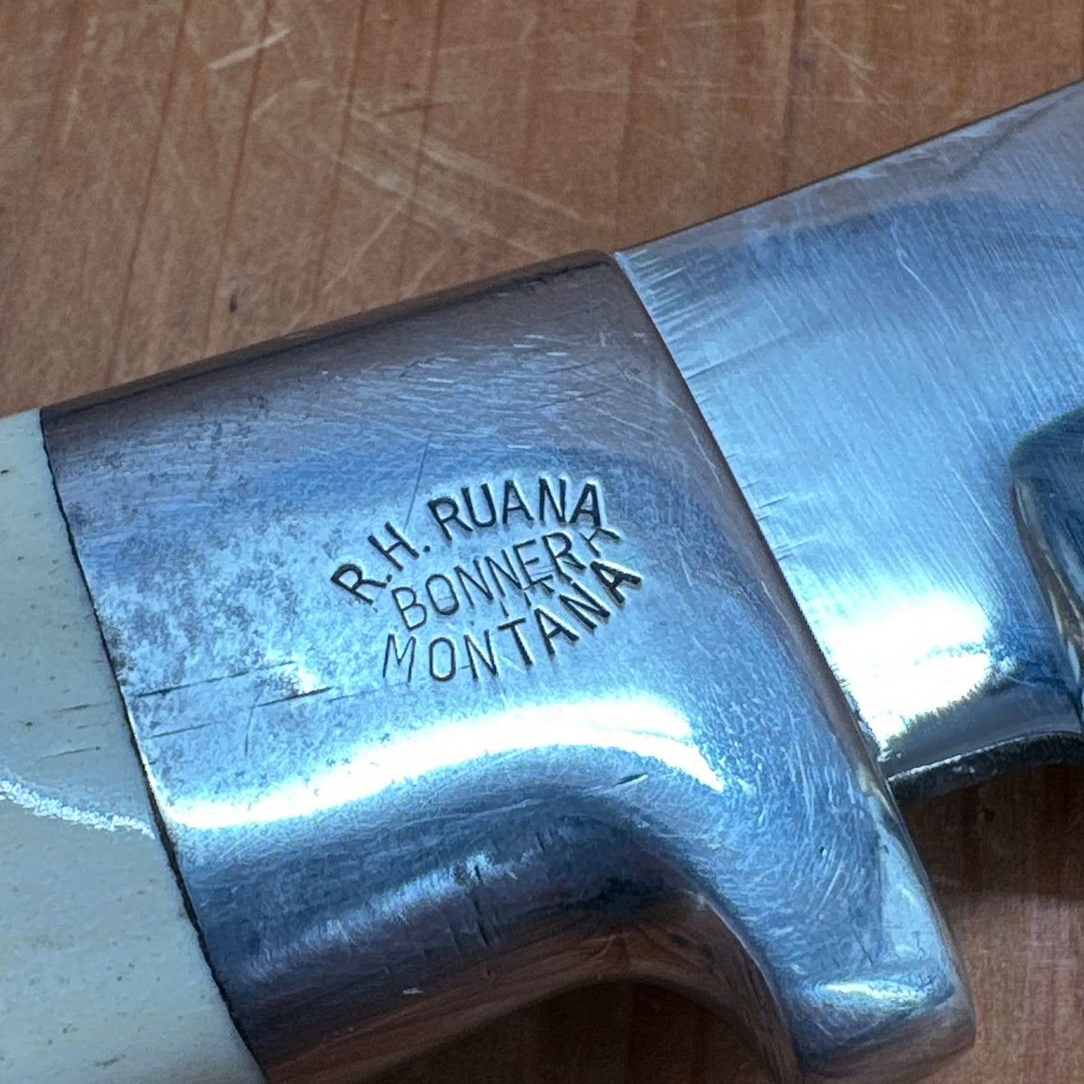 R H Ruana Model 15C Knife Bonner Montana 1943-44 All Original