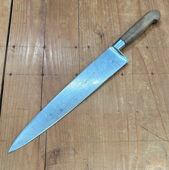 Lamson & Goodnow 'US Navy Standard' 10.25" Chef Nogent Style Carbon Steel ~1900