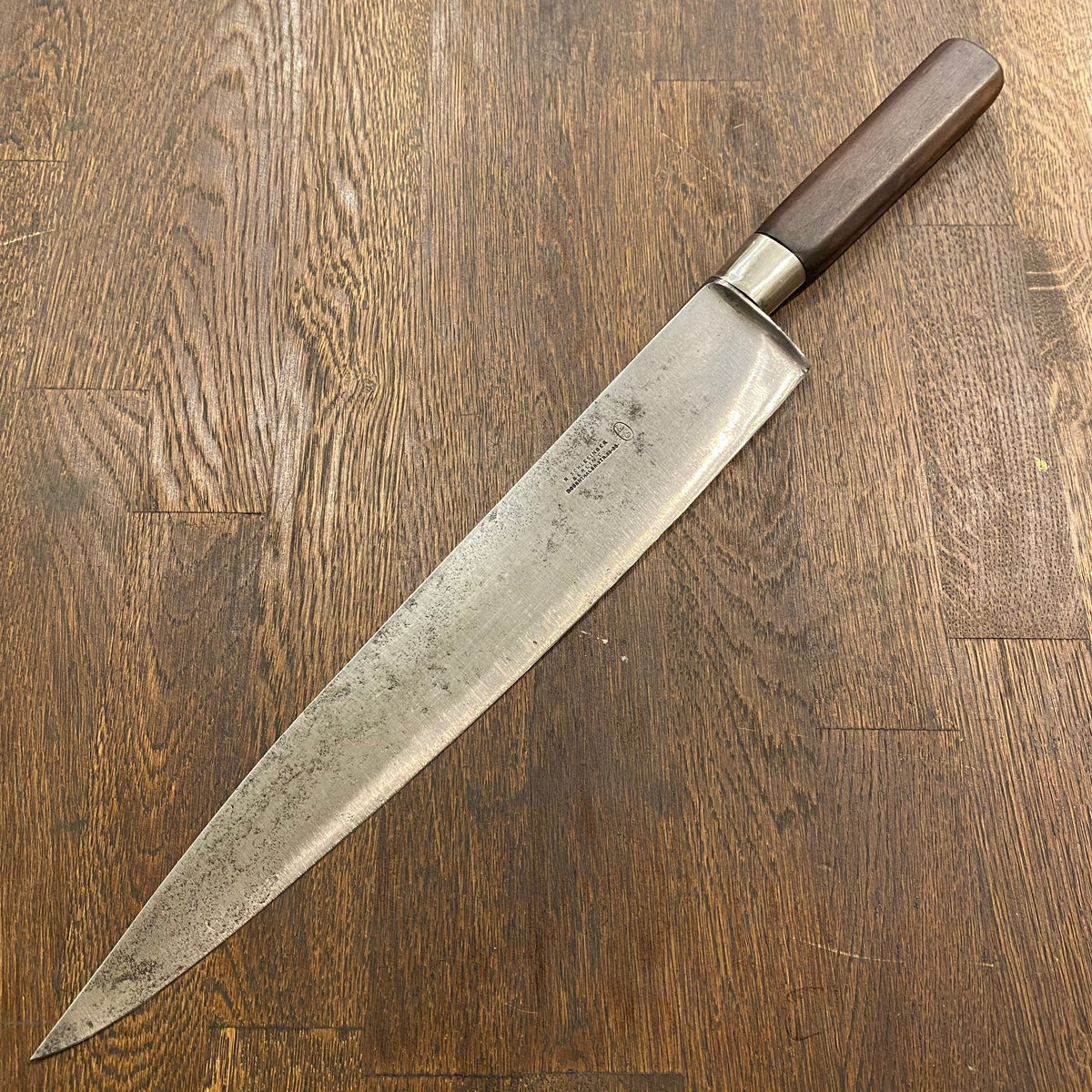 M Schlesinger Berlin 11.75” Chef Knife Carbon Steel 1800s