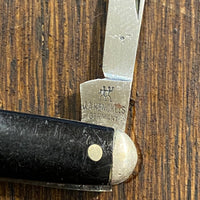 J A Henckels 2 3/4" Pen Knife Carbon Steel Solingen 1950s-60s