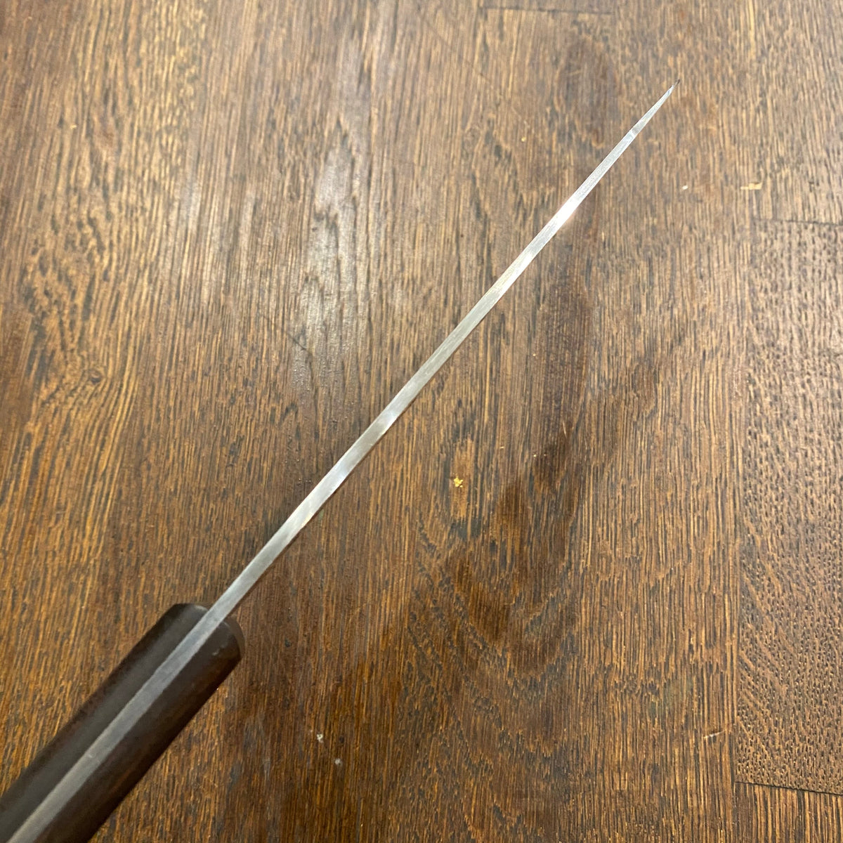 Masakane New Old Stock 150mm Honesuki Kaku SK Carbon Steel Ebony (No Bolster)