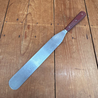 New Vintage A Wright 10" Spatula Forged Carbon Steel Rosewood Sheffield