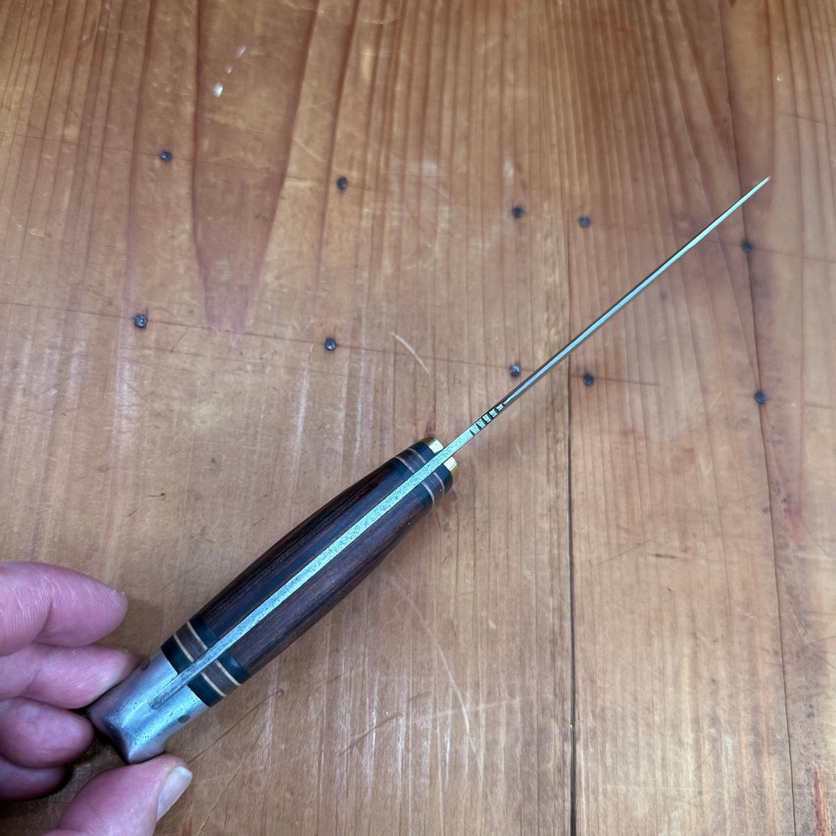 Western USA 4.75” Fixed Blade Knife Boulder Colo. W-39 1978-84