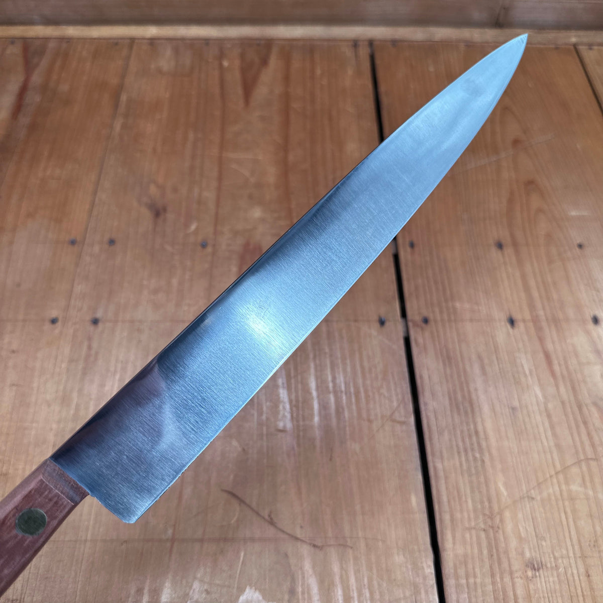 New Old Stock 25cm 10" Slicer Stainless Rosewood Thiers France 1960's-80's?