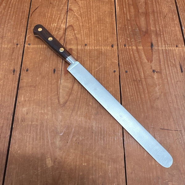 New Old Stock A Wright 10" Roast Beef Slicer Forged Stainless Steel Rosewood Sheffield