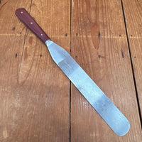 New Old Stock A Wright 10" Spatula Forged Carbon Steel Rosewood Sheffield