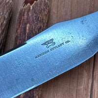 Meriden Cutlery Co Carving Set Stag & Sterling Late 19th Early 20th C?