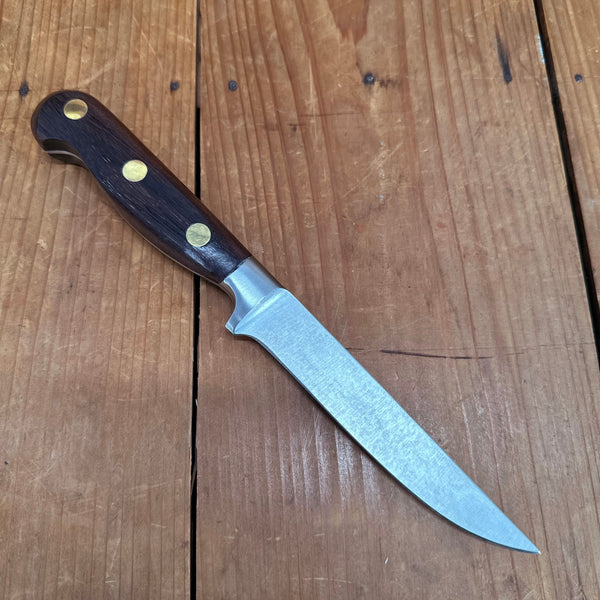 New Old Stock A Wright 5" Stiff Boning Knife Forged Stainless Steel Rosewood Sheffield
