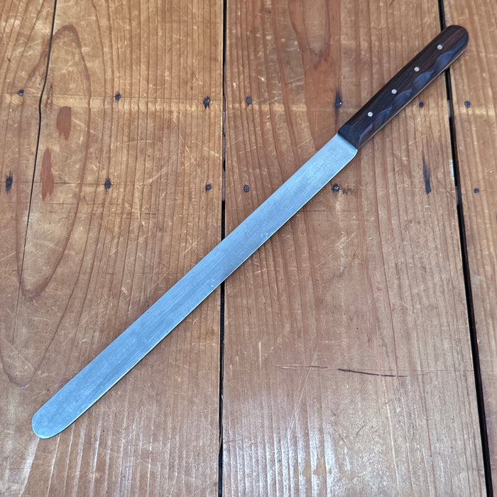 New Old Stock A Wright 9.75" Ham Slicer Carbon Steel Rosewood Sheffield