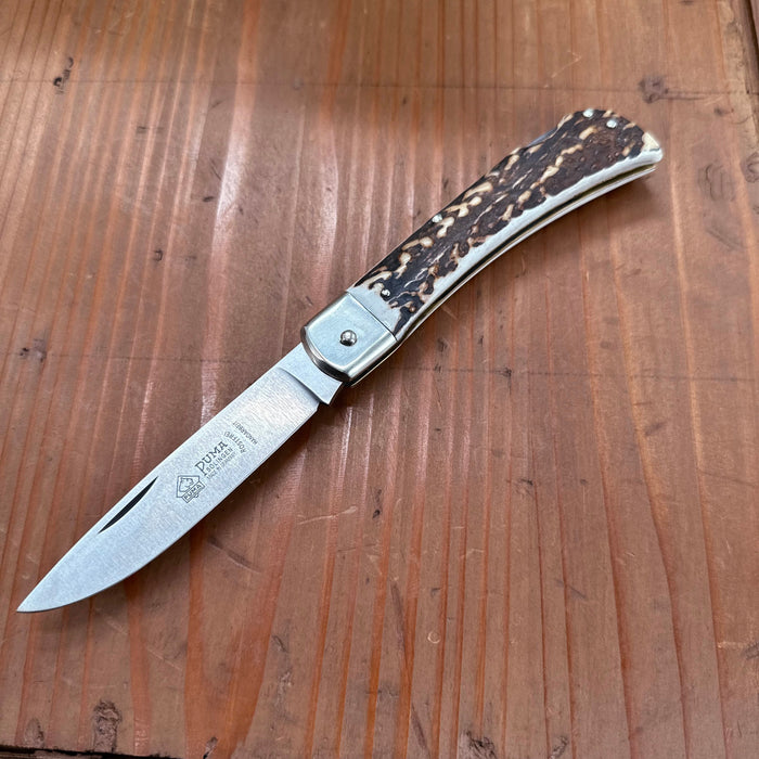 Puma 12cm 4 5/8" Drop Point Lockback Knife Solingen Germany
