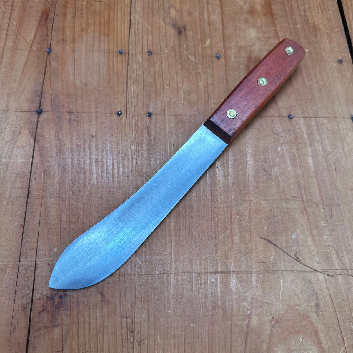 New Old Stock 6.5" Bullnose Carbon Brass Rosette Bubinga 1950-60