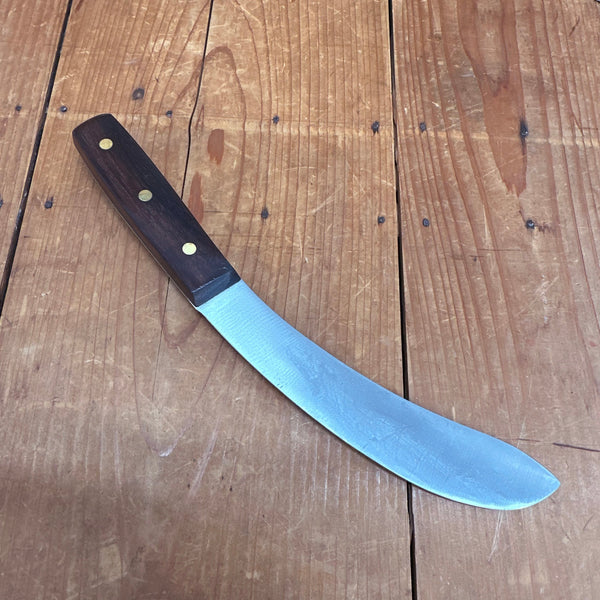 New Old Stock A Wright 7" Lg Skinning Knife Carbon Steel Rosewood Brass Rivets Sheffield