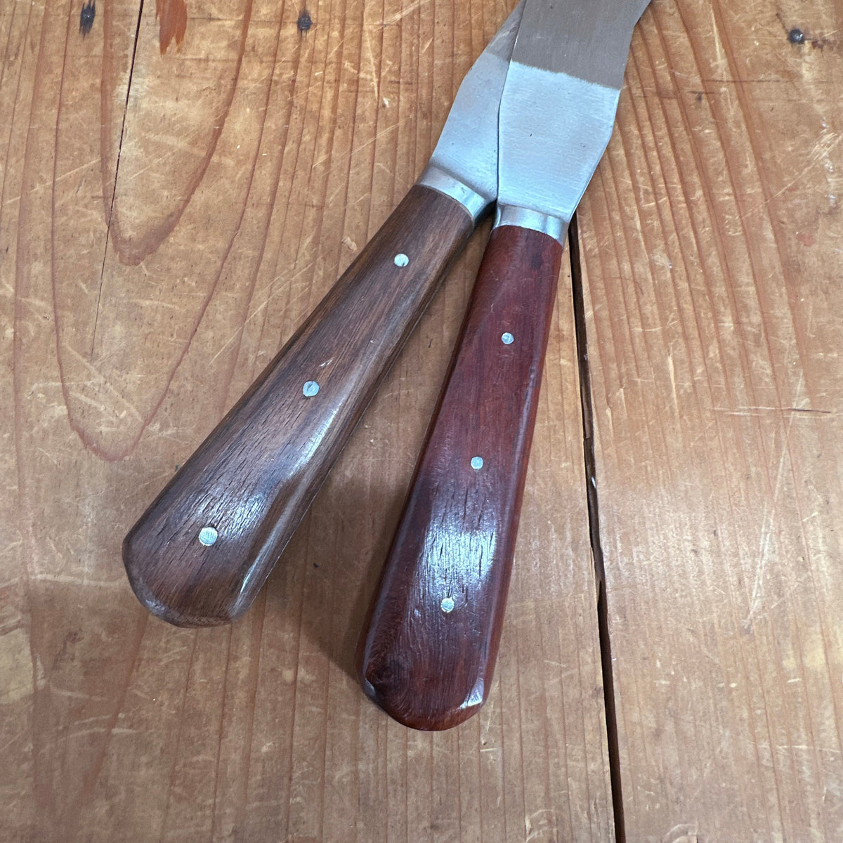 New Old Stock A Wright 8" Spatula Forged Carbon Steel Rosewood Sheffield