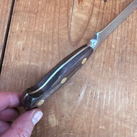 New Old Stock A Wright 6.25" Stiff Boning Knife Forged Stainless Steel Rosewood Sheffield