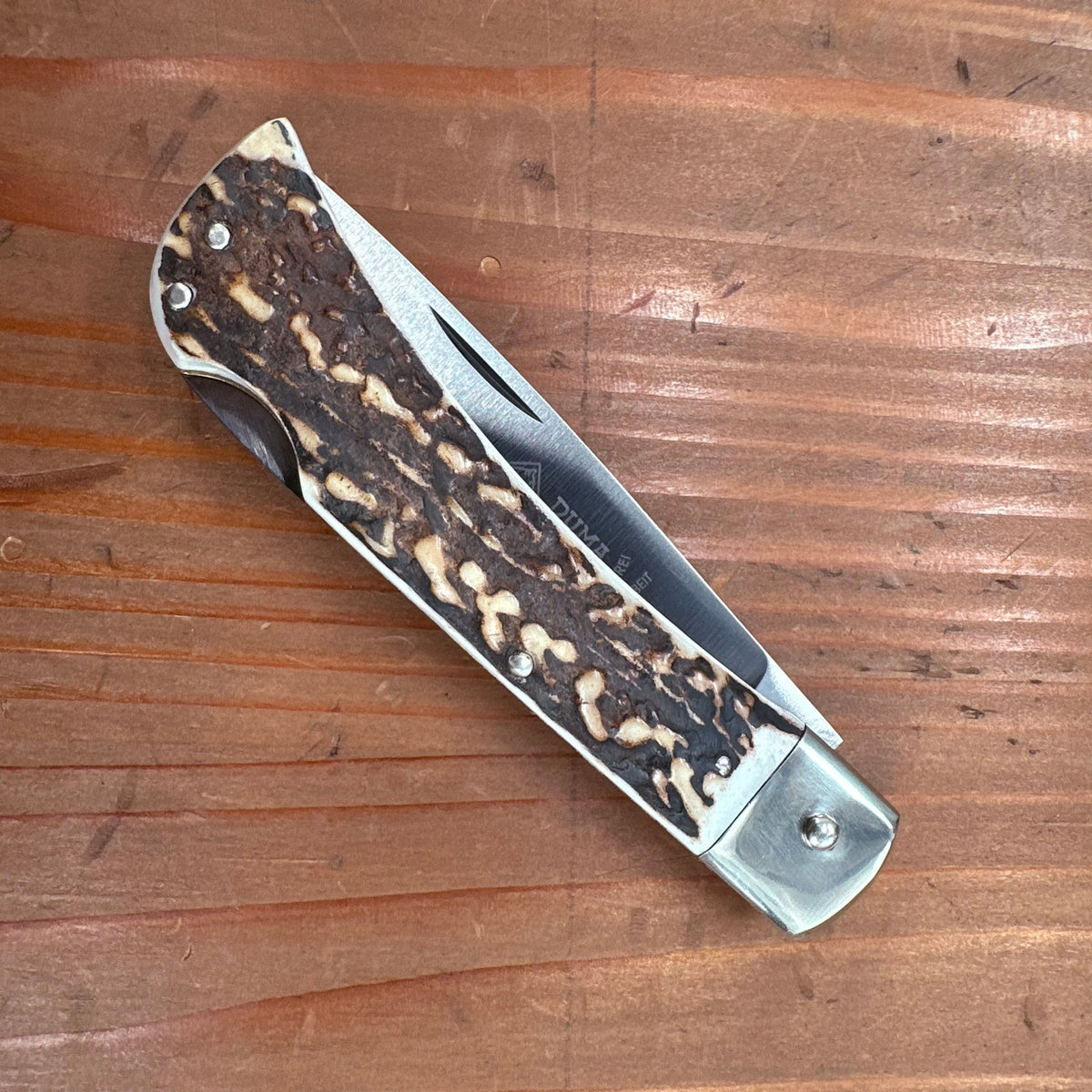 Puma 12cm 4 5/8" Drop Point Lockback Knife Solingen Germany