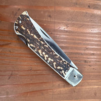 Puma 12cm 4 5/8" Drop Point Lockback Knife Solingen Germany