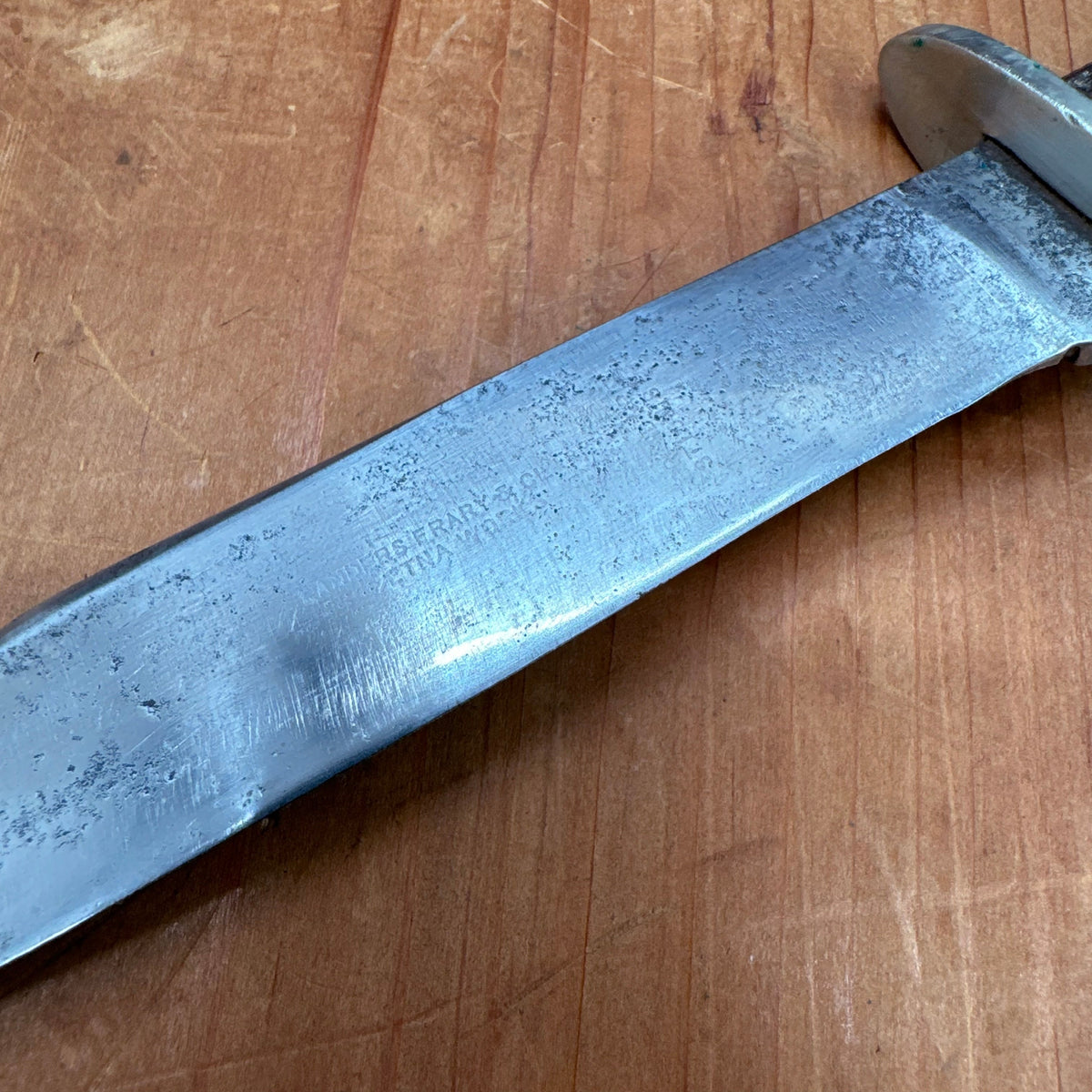 Landers Frary & Clark Aetna Works 6" Bowie Knife Stag ~1900+?