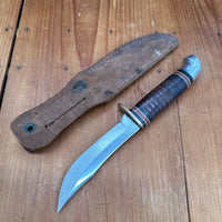 Western USA 4.5” Fixed Blade Knife Boulder Colo. L66 1978