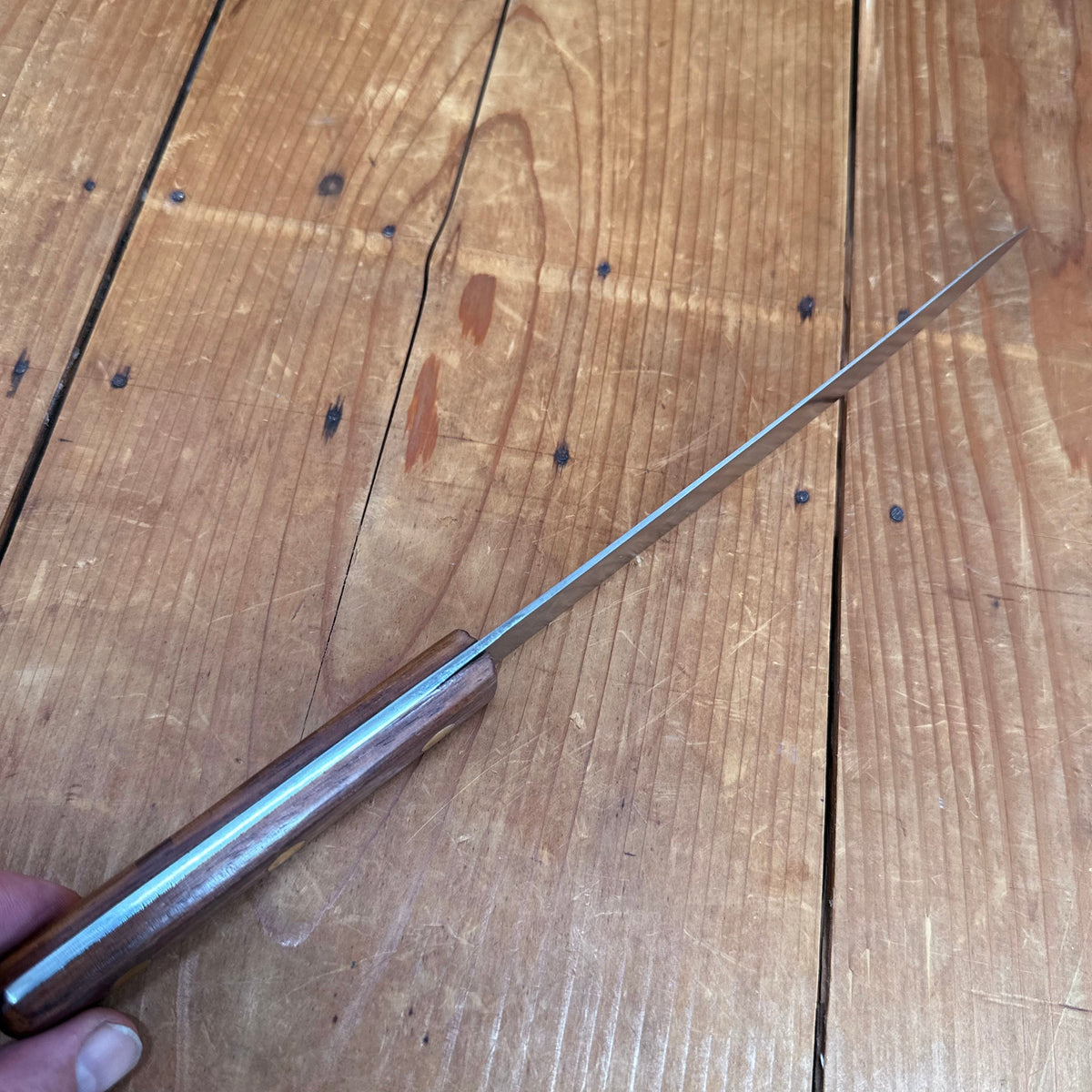 New Old Stock A Wright 7" Boning / Trimming Carbon Steel Rosewood Sheffield