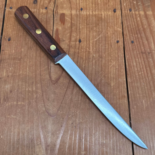 New Old Stock A Wright 7" Narrow Boning Carbon Steel Brass Rivets Sheffield