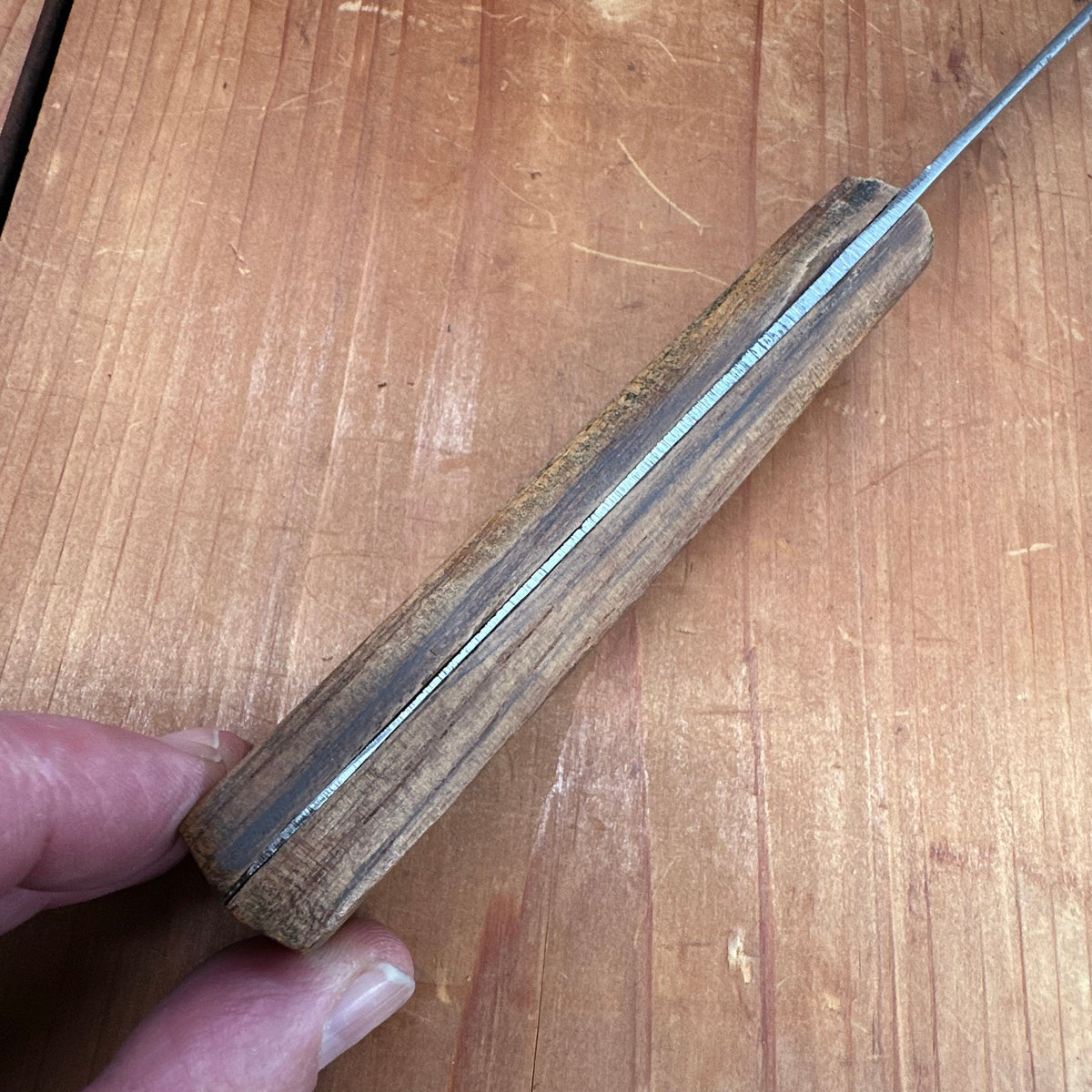 A J Jordan 9" Bullnose Butcher Hand Forged Double Shear Steel 1871-1926 *Rehandled*