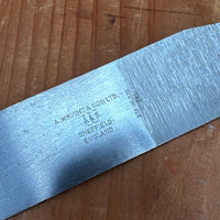 New Old Stock A Wright 6" Spatula Forged STAINLESS Steel Rosewood Sheffield