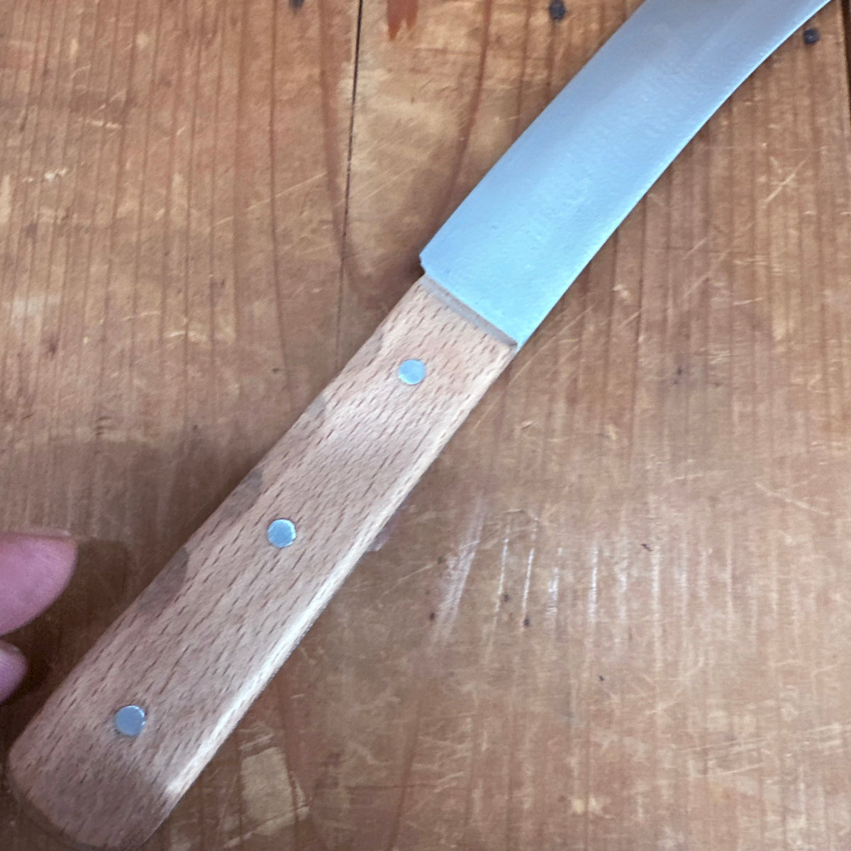 New Old Stock A Wright 7" Bullnose Carbon Beechwood Sheffield, England