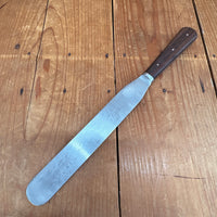 New Vintage A Wright 8" Spatula Forged Carbon Steel Rosewood Sheffield