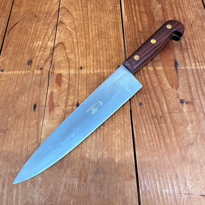New Old Stock A Wright 8" Chef Stainless Steel Rosewood Sheffield