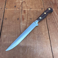New Old Stock A Wright 6.25" Stiff Boning Knife Forged Stainless Steel Rosewood Sheffield