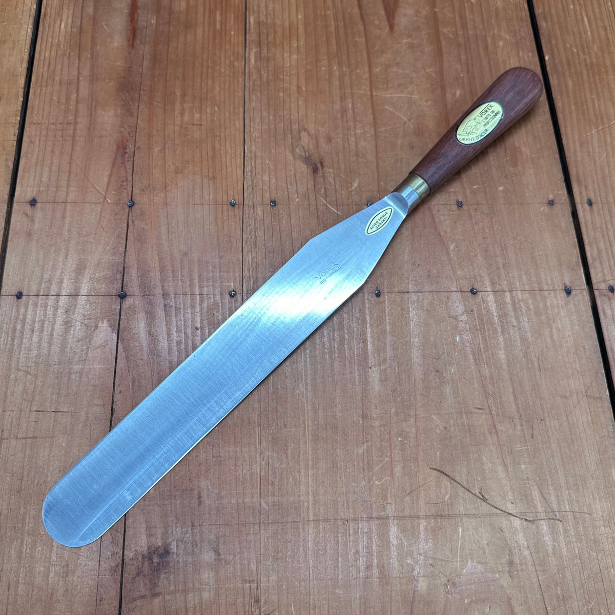 New Old Stock Vorex 10" Spatula Forged Stainless Steel Rosewood Thiers, France