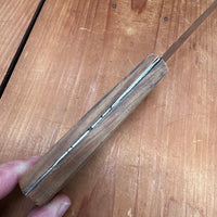 A J Jordan 9" Bullnose Butcher Hand Forged Double Shear Steel 1871-1926 *Rehandled*