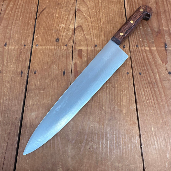 New Old Stock A Wright 10" Chef Stainless Steel Rosewood Sheffield