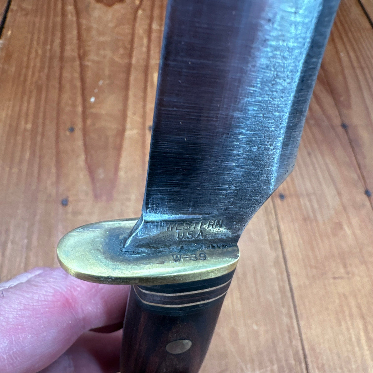 Western USA 4.75” Fixed Blade Knife Boulder Colo. W-39 1978-84