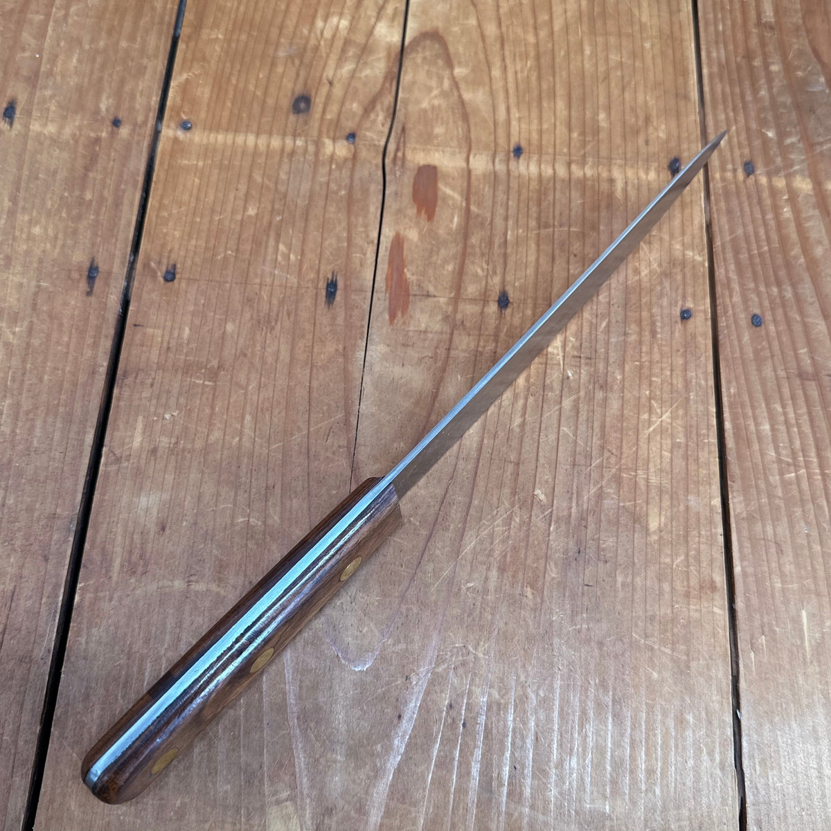 New Old Stock A Wright 6.5" Boning / Trimming Carbon Steel Rosewood Sheffield