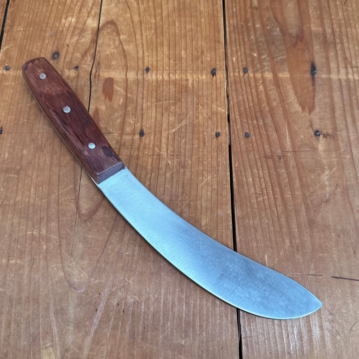 New Old Stock A Wright 7" Large Skinning Knife Carbon Rosewood Steel Pins Sheffield, England