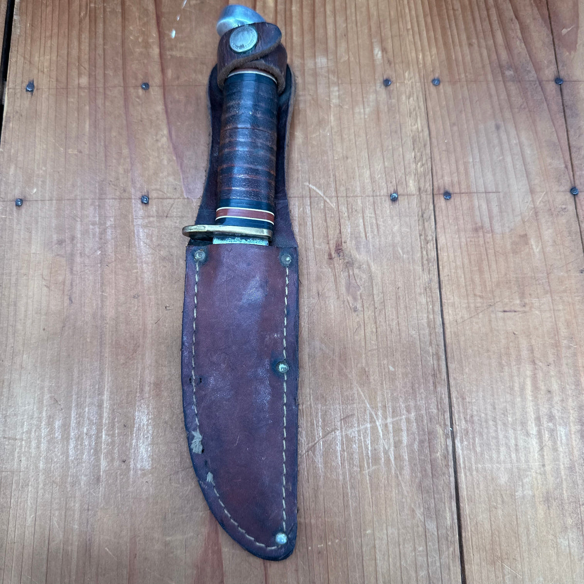 Western USA 4.5” Fixed Blade Knife Boulder Colo. L66 1978